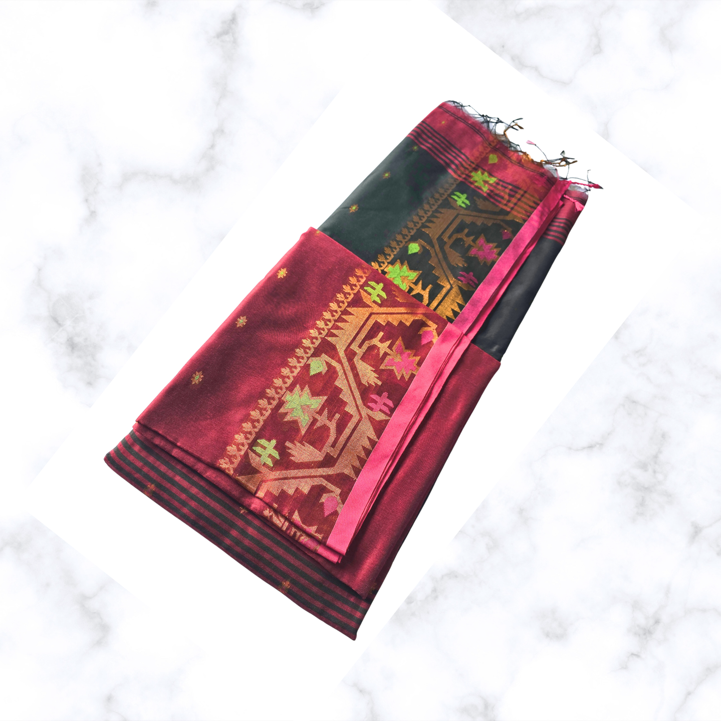 Beautiful Indian Handloom Bengali Cotton Silk Saree for Every Celebration